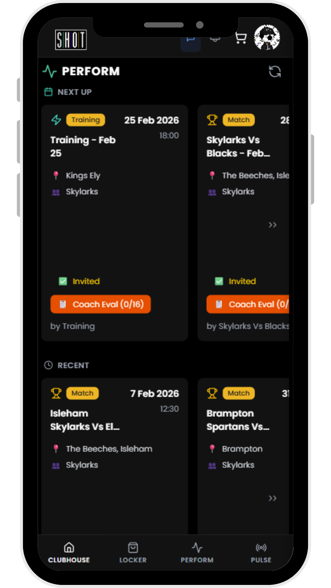 Team Admin screenshot