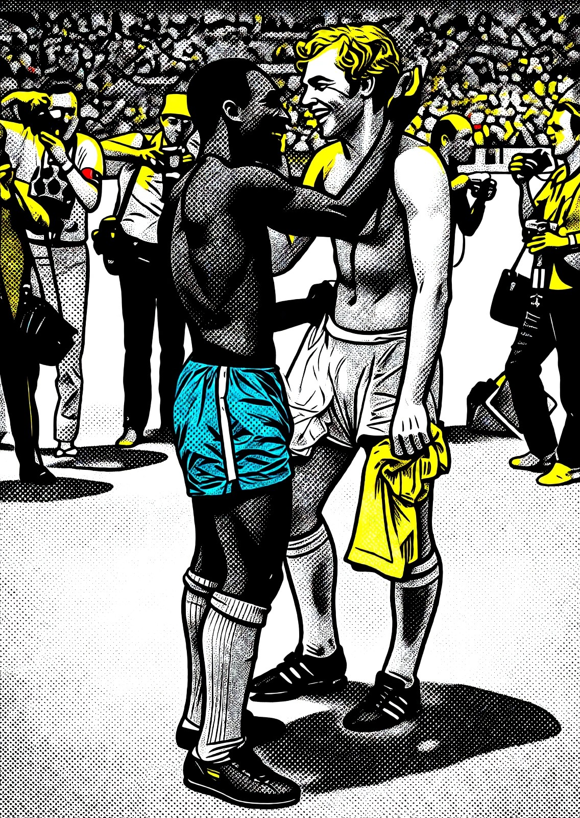 Bobby Moore and Pelé