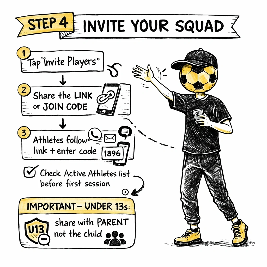 Invite your squad guide
